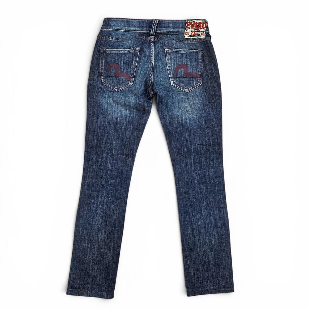 Y2k Evisu Low-Rise Jeans Euro Straight Leg - Size 28